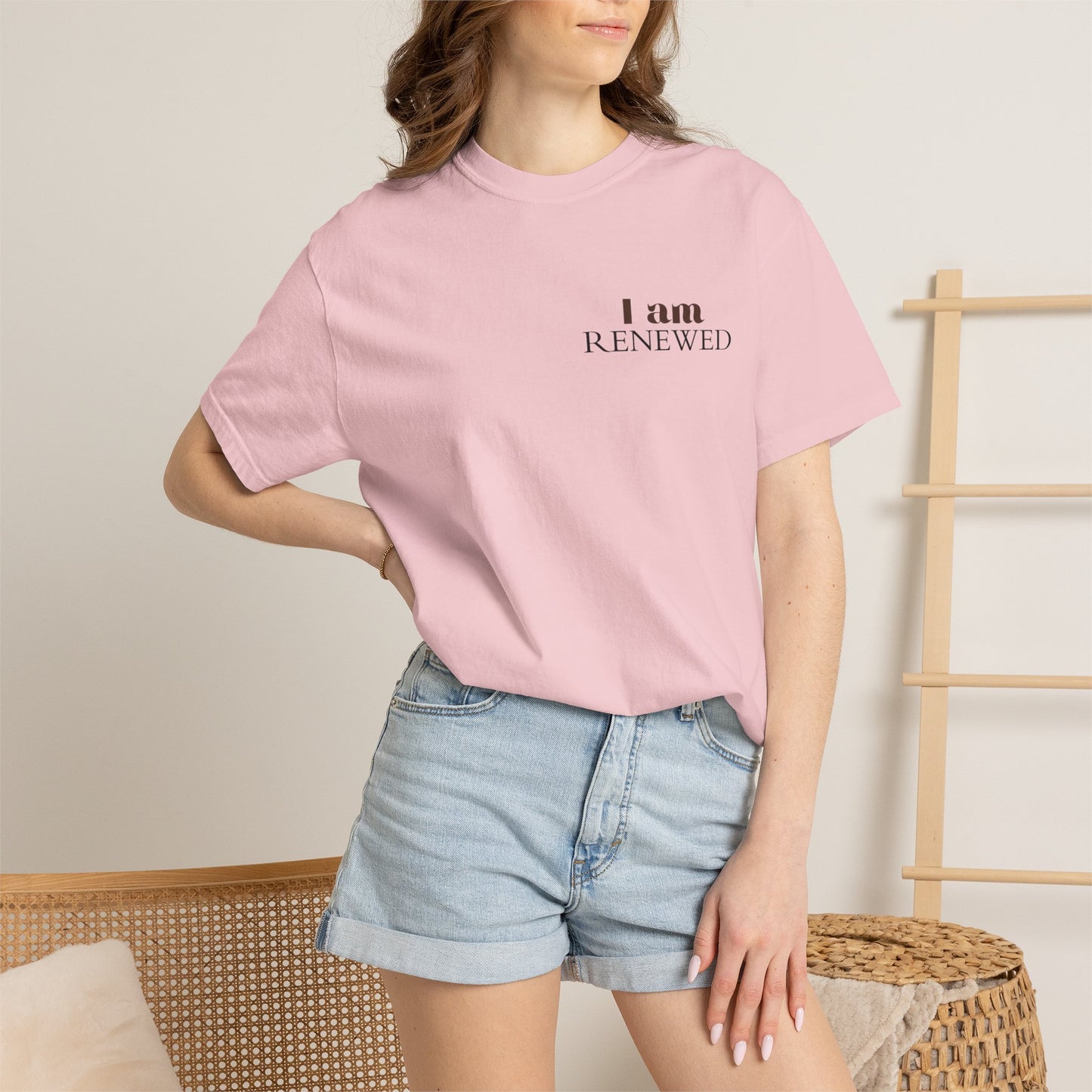 I Am Renewed T-Shirt — Christian Faith Scripture Tee (Romans 12:2)