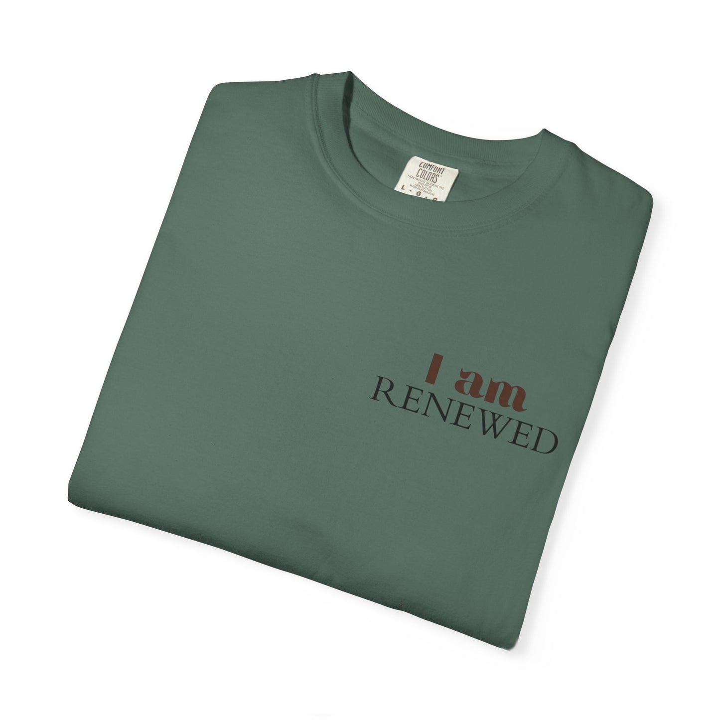 I Am Renewed T-Shirt — Christian Faith Scripture Tee (Romans 12:2)