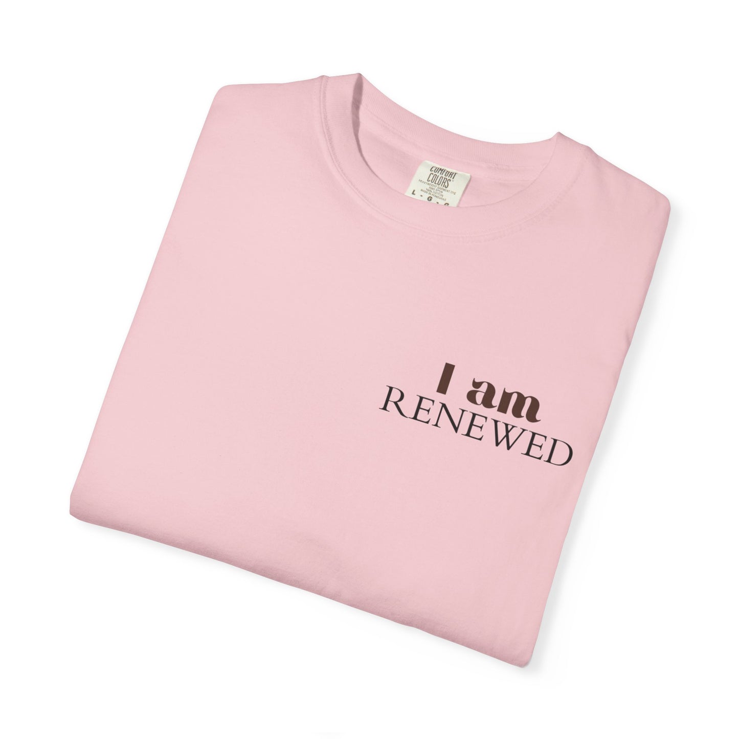I Am Renewed T-Shirt — Christian Faith Scripture Tee (Romans 12:2)