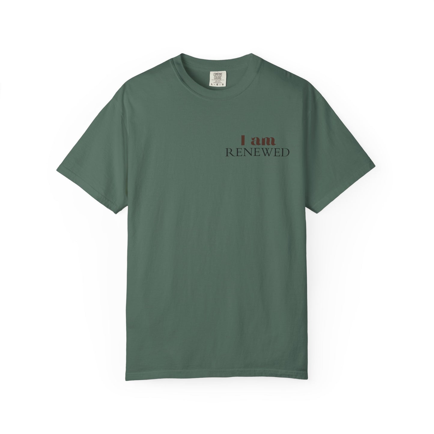 I Am Renewed T-Shirt — Christian Faith Scripture Tee (Romans 12:2)
