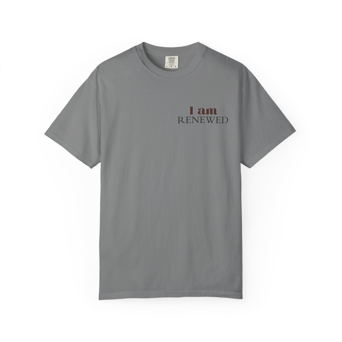 I Am Renewed T-Shirt — Christian Faith Scripture Tee (Romans 12:2)