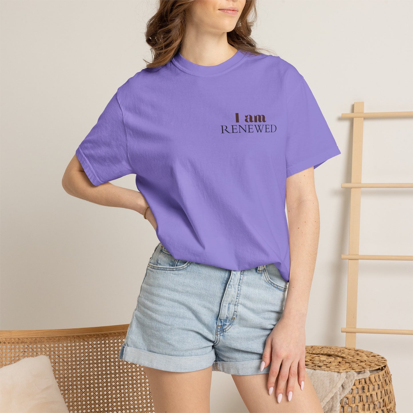 I Am Renewed T-Shirt — Christian Faith Scripture Tee (Romans 12:2)