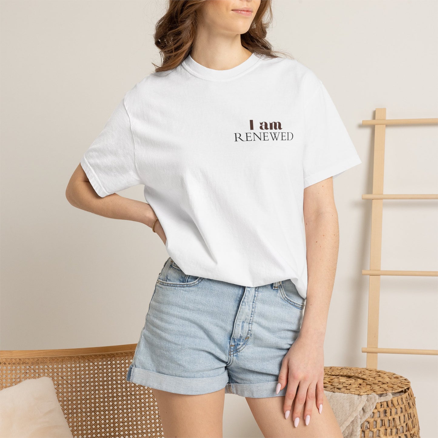 I Am Renewed T-Shirt — Christian Faith Scripture Tee (Romans 12:2)