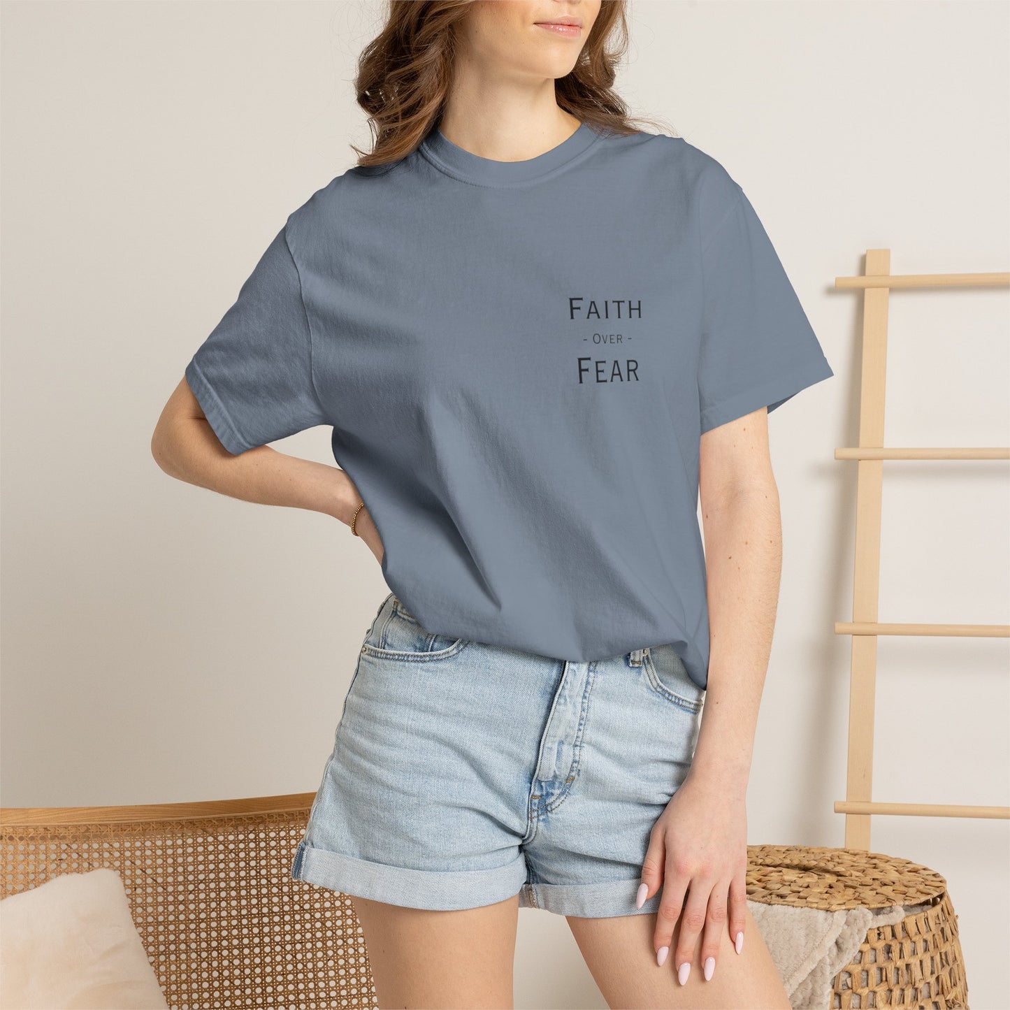 Faith Over Fear T-Shirt — Psalm 56:3 Inspirational Christian Tee