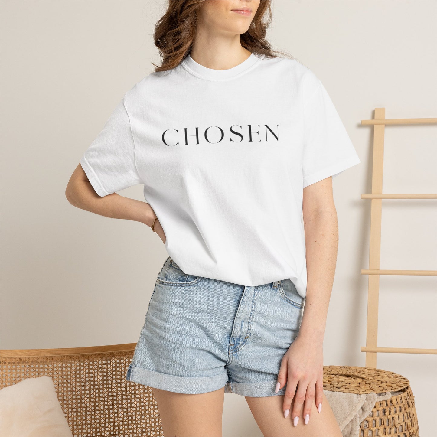 Chosen Minimalist T-Shirt — Modern Inspirational Tee