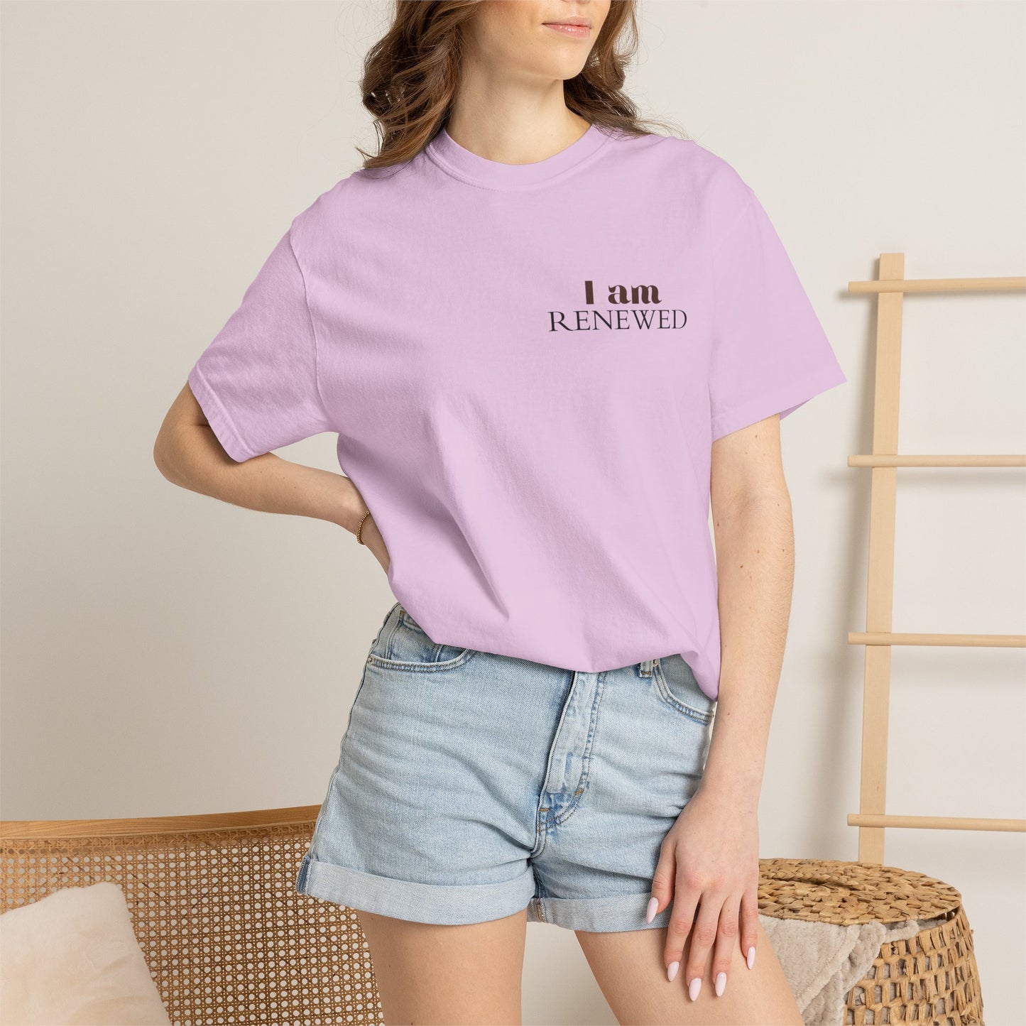 I Am Renewed T-Shirt — Christian Faith Scripture Tee (Romans 12:2)