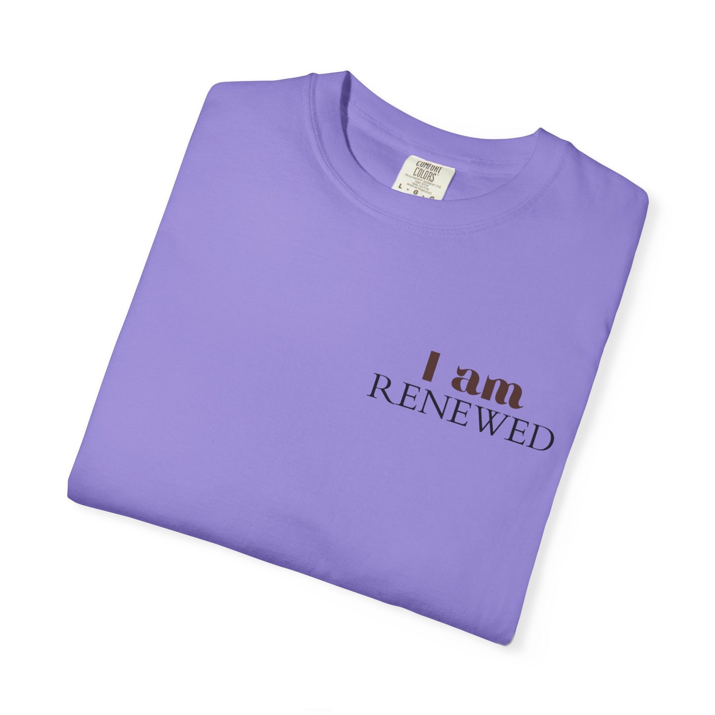 I Am Renewed T-Shirt — Christian Faith Scripture Tee (Romans 12:2)
