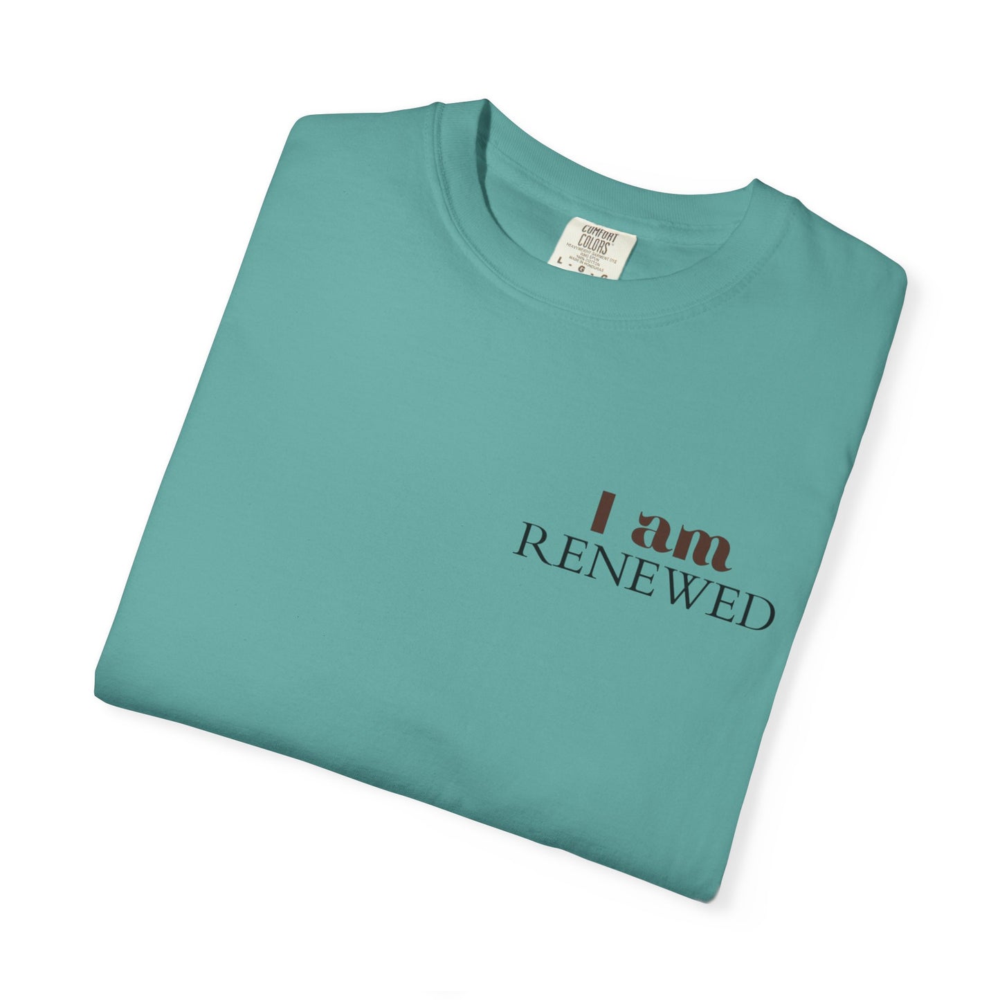 I Am Renewed T-Shirt — Christian Faith Scripture Tee (Romans 12:2)