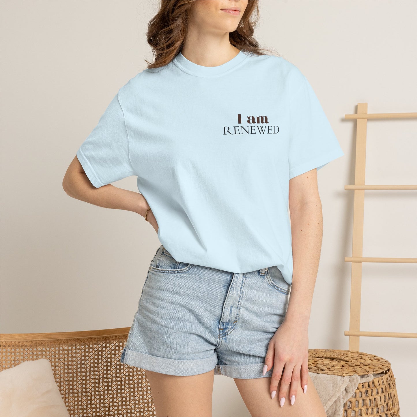 I Am Renewed T-Shirt — Christian Faith Scripture Tee (Romans 12:2)