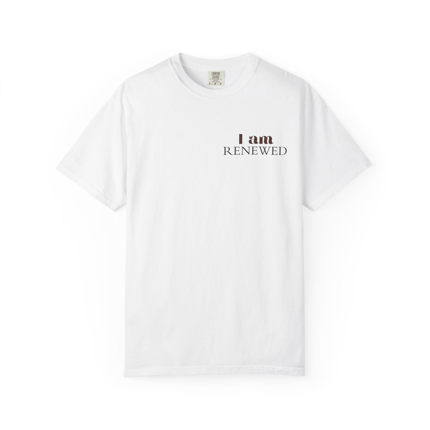 I Am Renewed T-Shirt — Christian Faith Scripture Tee (Romans 12:2)