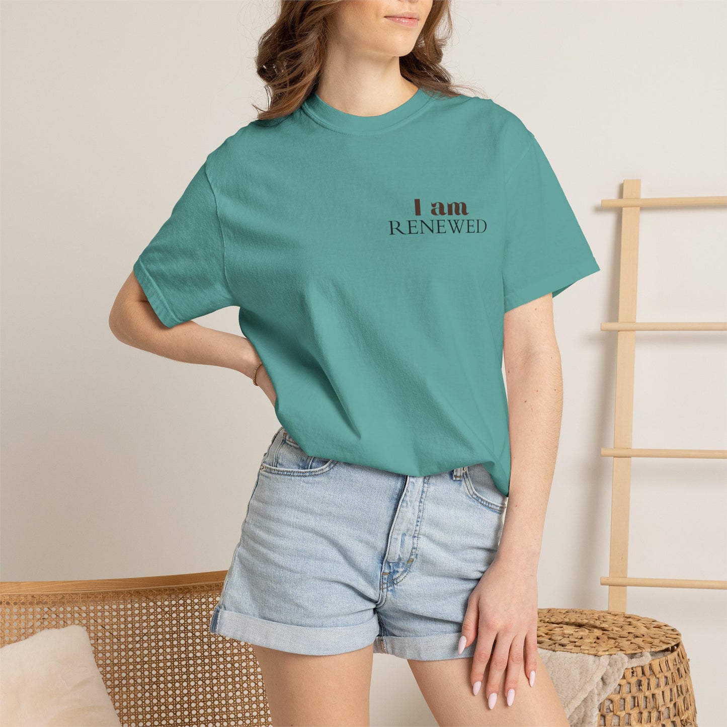 I Am Renewed T-Shirt — Christian Faith Scripture Tee (Romans 12:2)