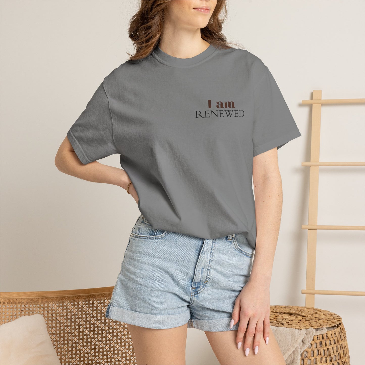 I Am Renewed T-Shirt — Christian Faith Scripture Tee (Romans 12:2)