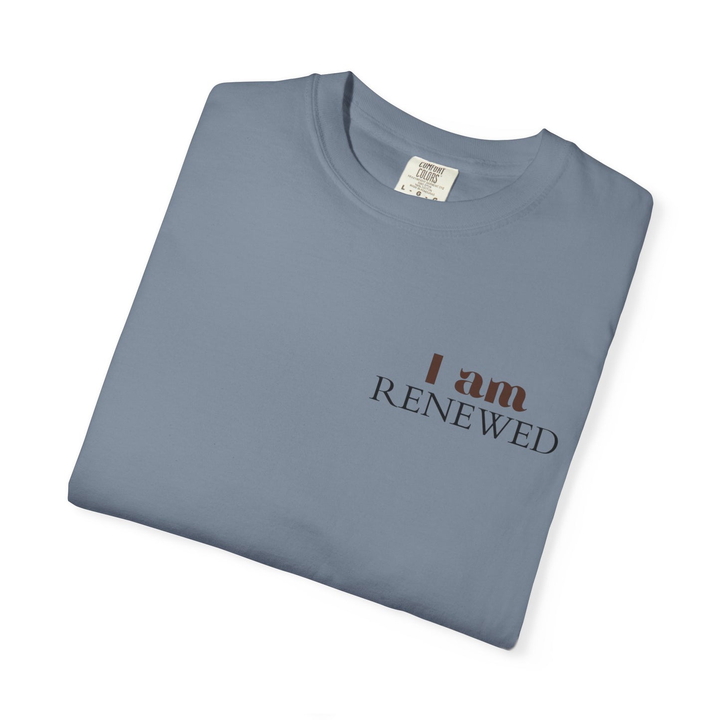 I Am Renewed T-Shirt — Christian Faith Scripture Tee (Romans 12:2)