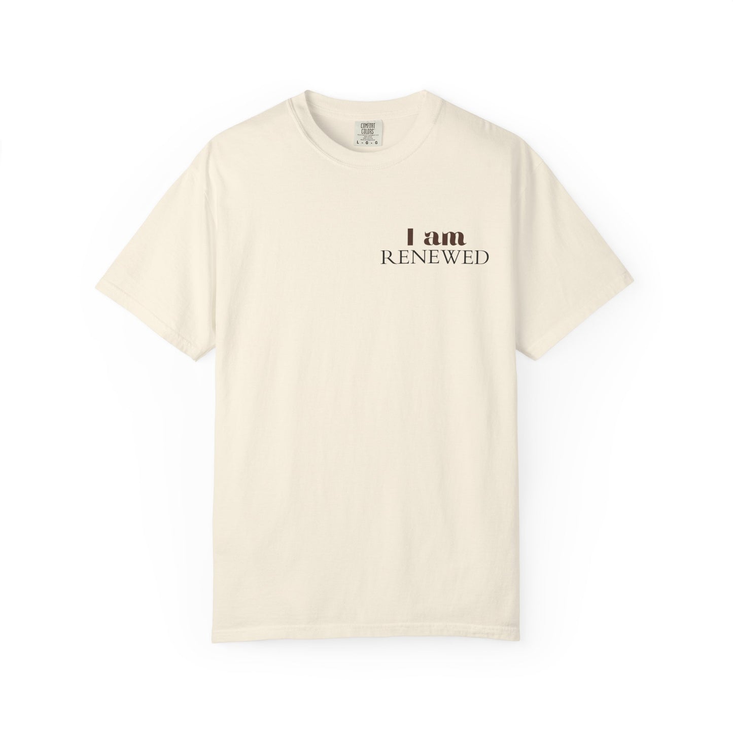 I Am Renewed T-Shirt — Christian Faith Scripture Tee (Romans 12:2)