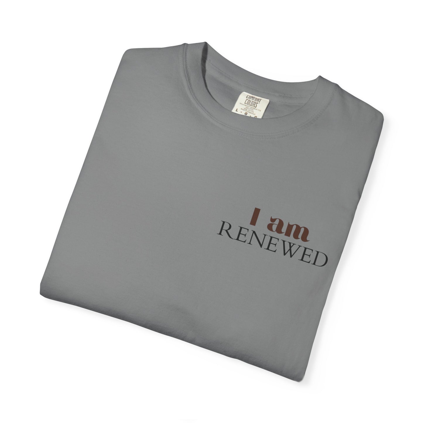 I Am Renewed T-Shirt — Christian Faith Scripture Tee (Romans 12:2)